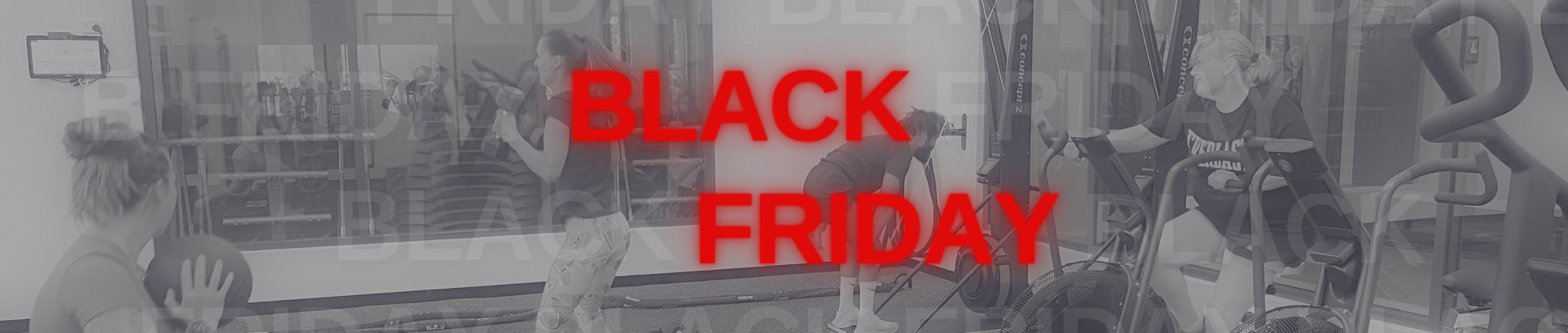 Gym Black Friday Sale Banner 