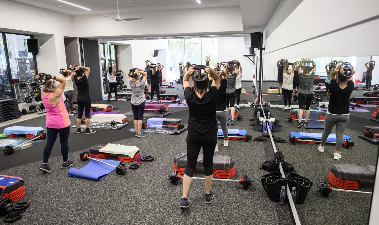 group fitness room