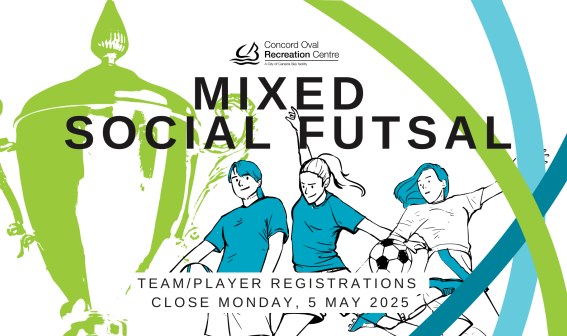 Mixed Social Futsal at Concord Oval Recreation Centre