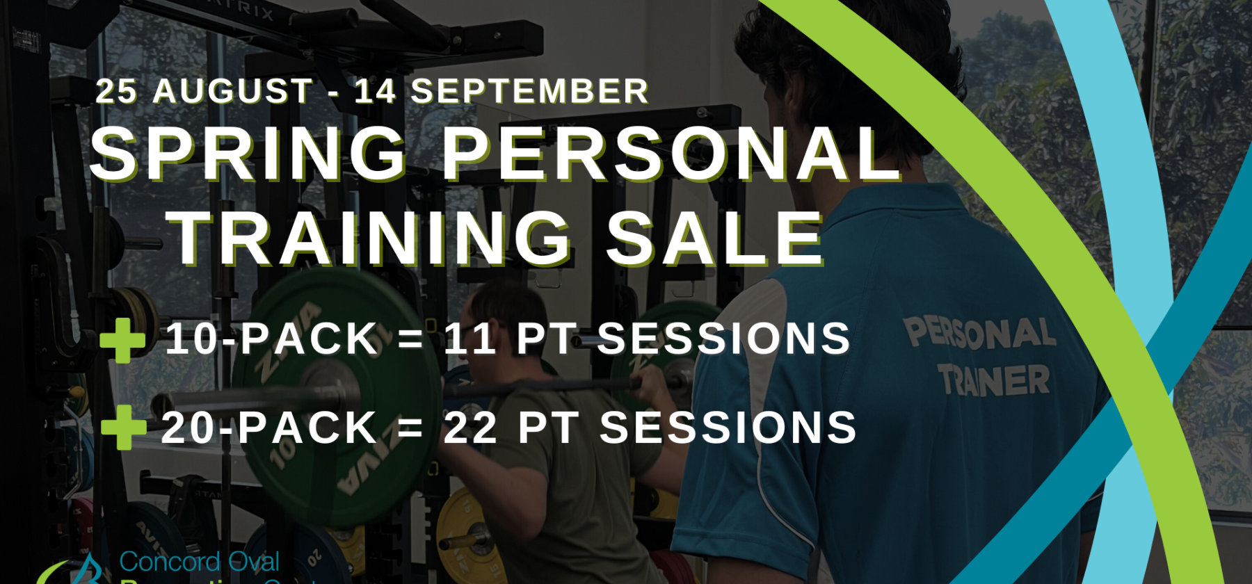 Spring Personal Training Sale | Concord Oval Recreation Centre