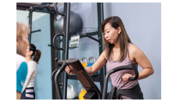 Woman exercising 