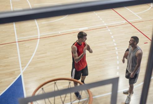 Casual Sunday Basketball At Rhodes